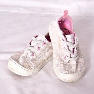 Wonder Years Girl's Shoes White Sneakers Size 6